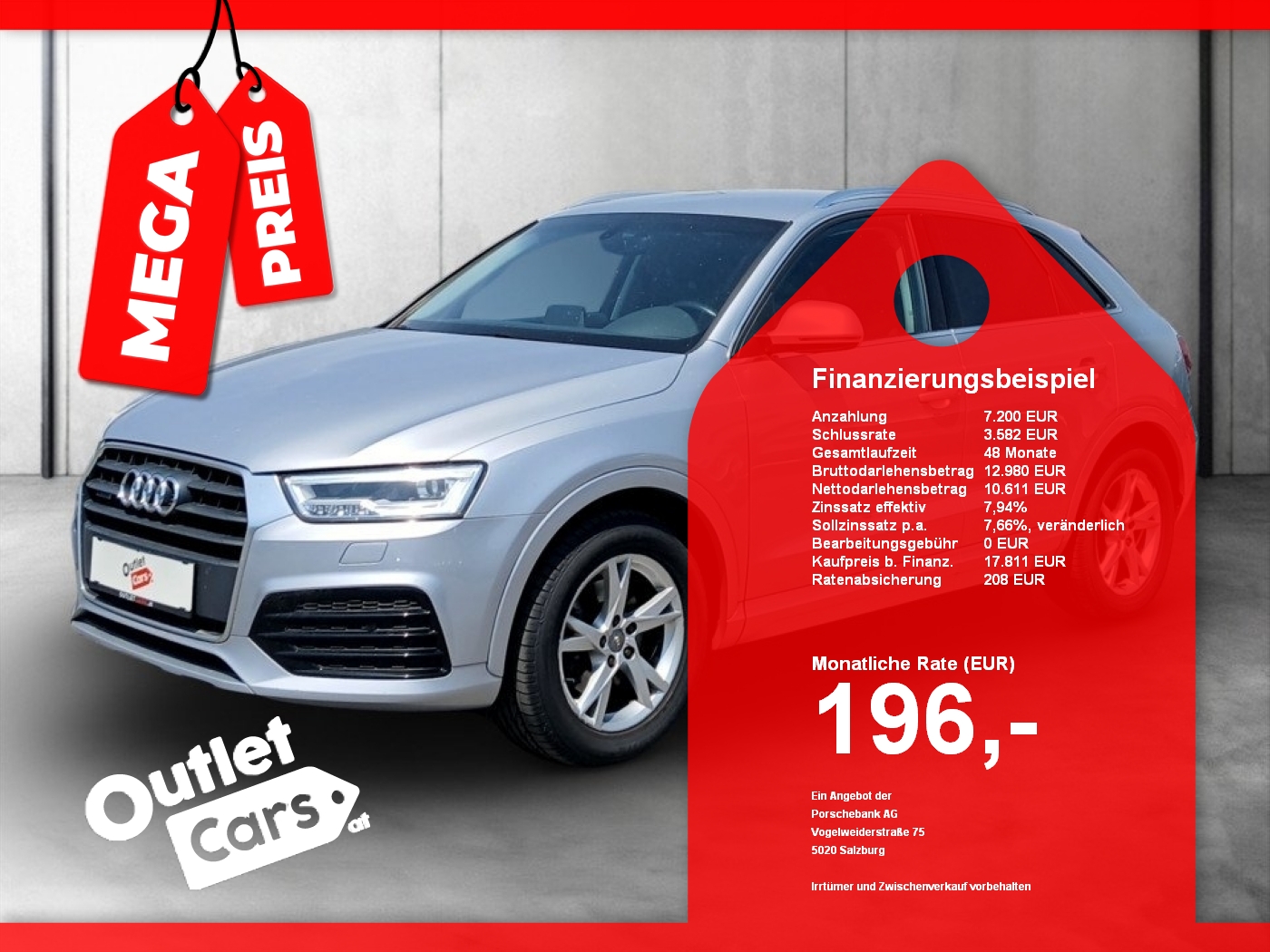 Bild eines Audi Q3 2.0 TFSI Aut. quattro sport