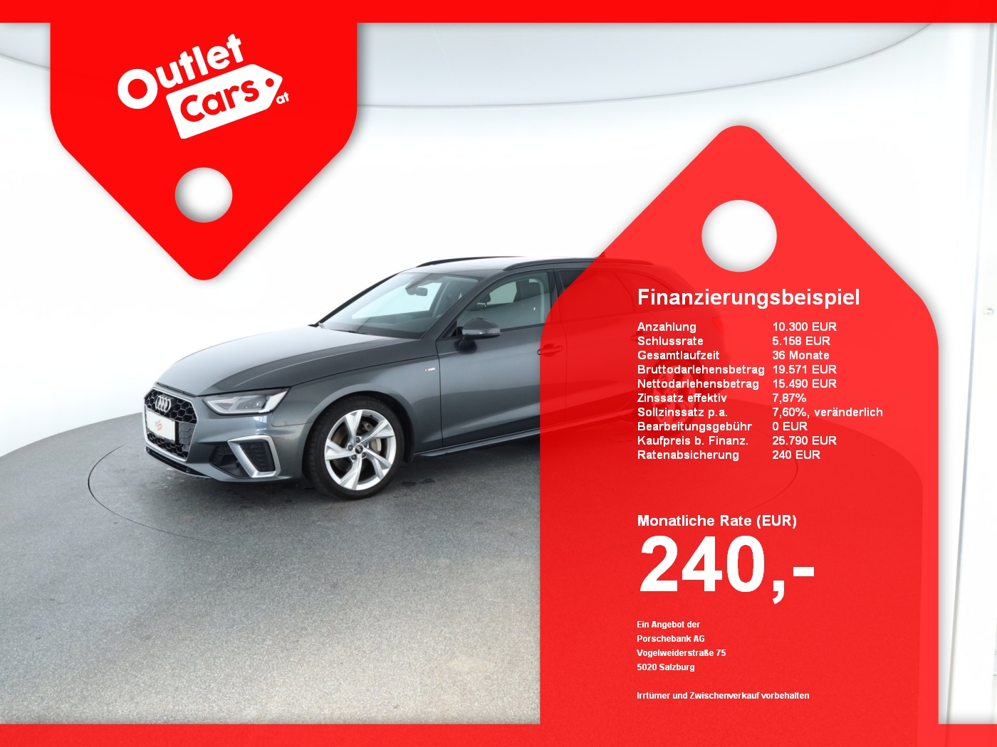 Bild eines Audi A4 Avant 40 TFSI Aut. S line