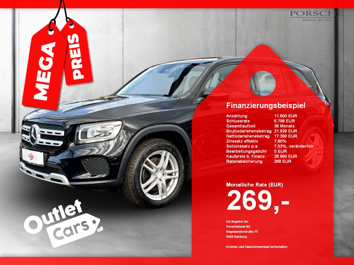 Bild eines Mercedes-Benz GLB 220d 4Matic Style Aut.