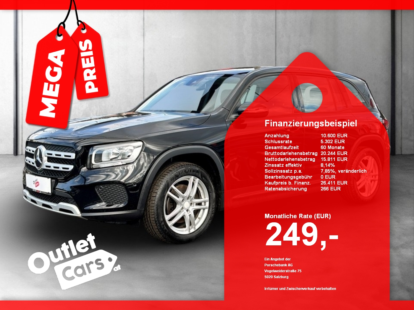 Bild eines Mercedes-Benz GLB 220d 4Matic Style Aut.