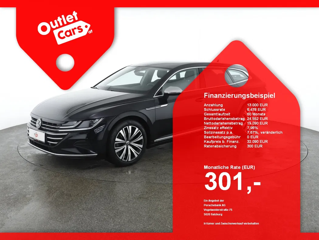 Bild eines VW Arteon Shooting Brake 2.0 TDI Elegance