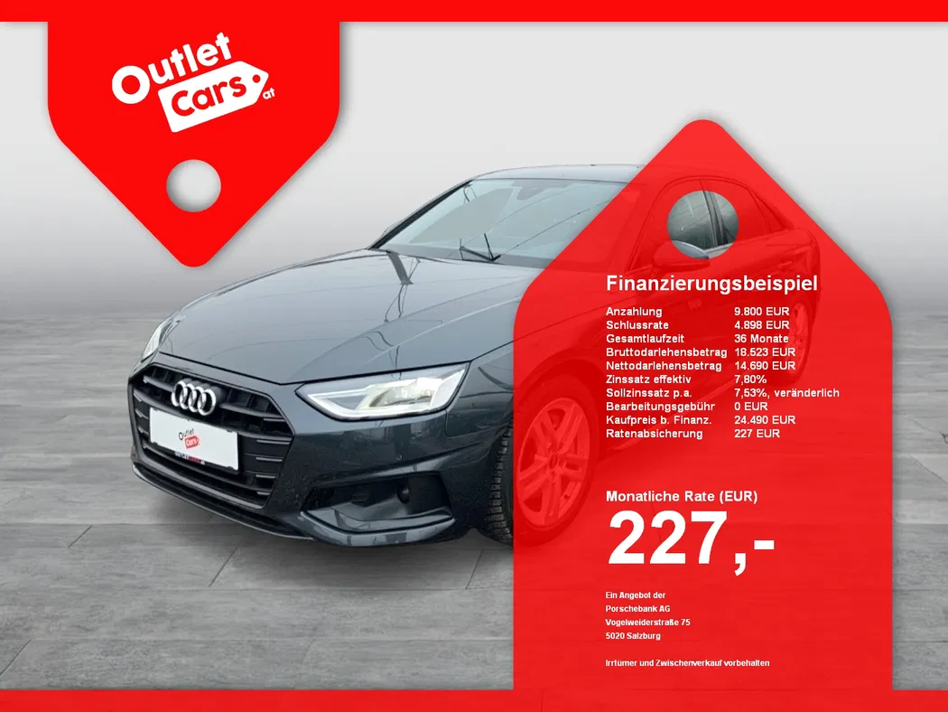 Bild eines Audi A4 Lim. 40 TDI Adv. Aut.