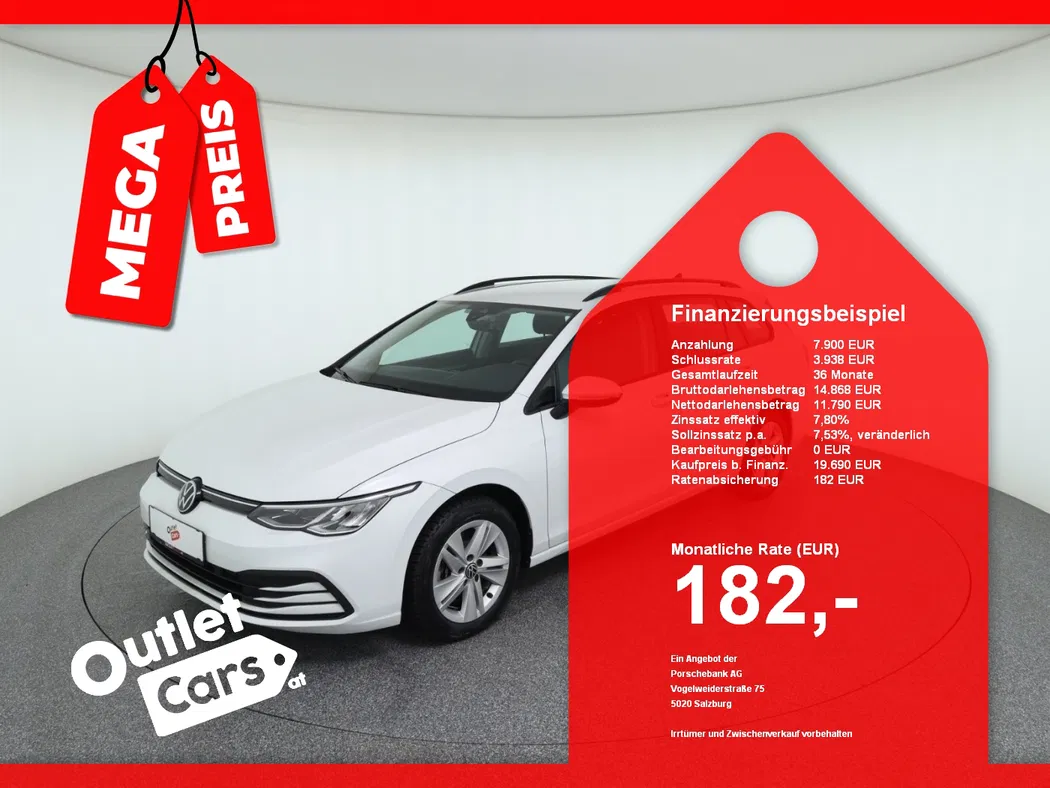 Bild eines VW Golf VIII Var. 2.0 TDI Life DSG