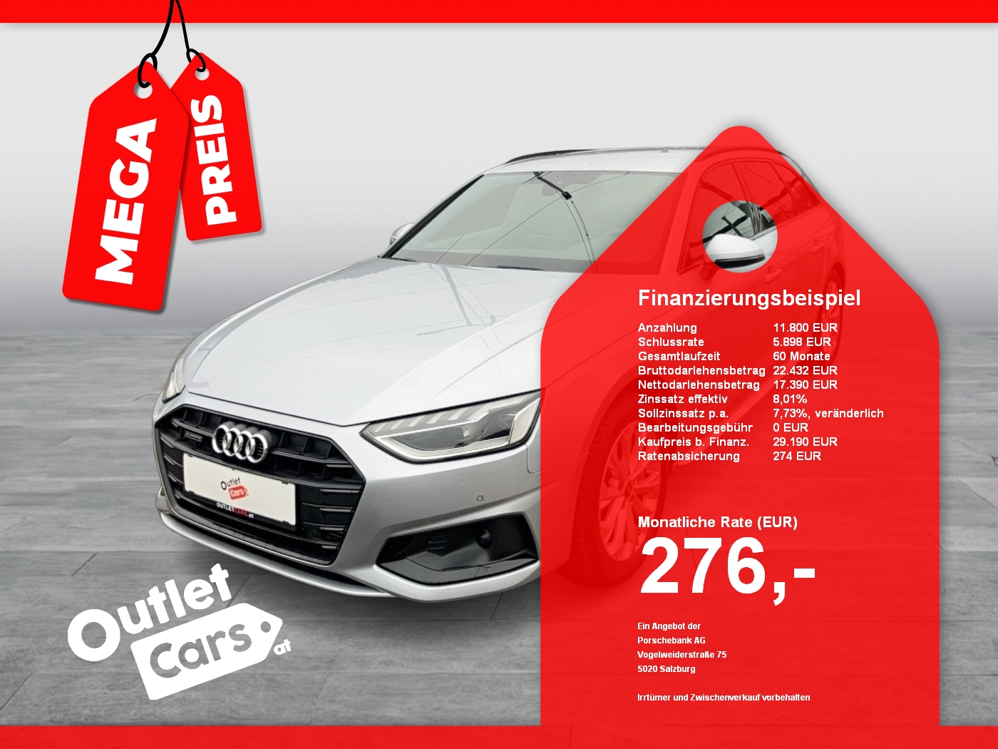 Bild eines Audi A4 Avant 45 2.0 TFSI quattro advanced