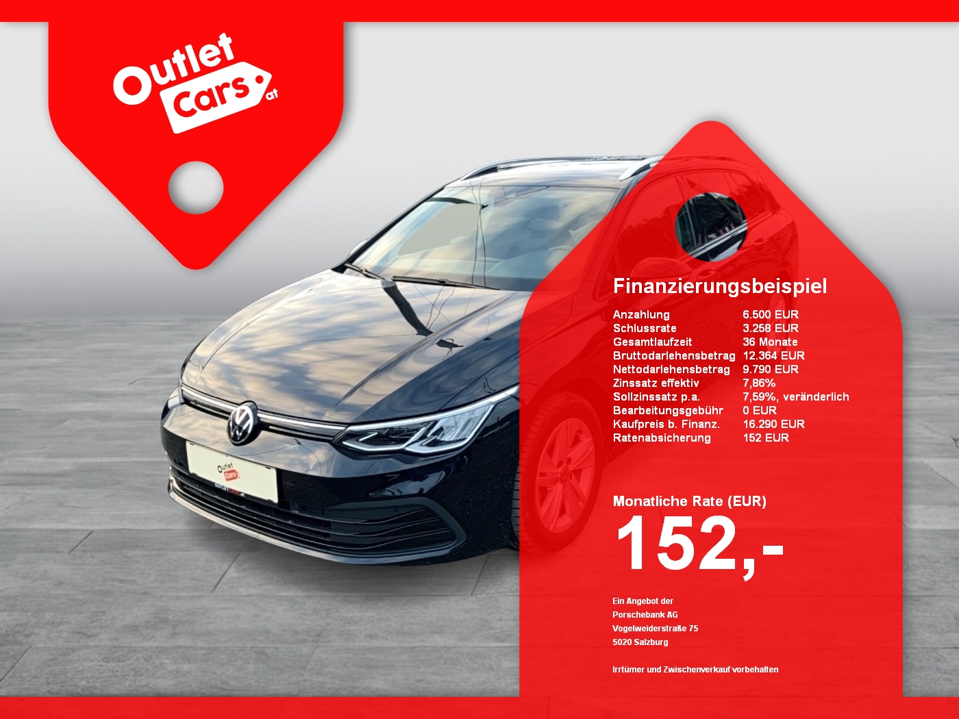 Bild eines VW Golf VIII Variant 2.0 TDI Life