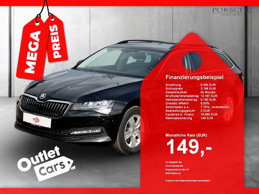 Bild eines Skoda Superb Combi 2.0 TDI Amb. DSG