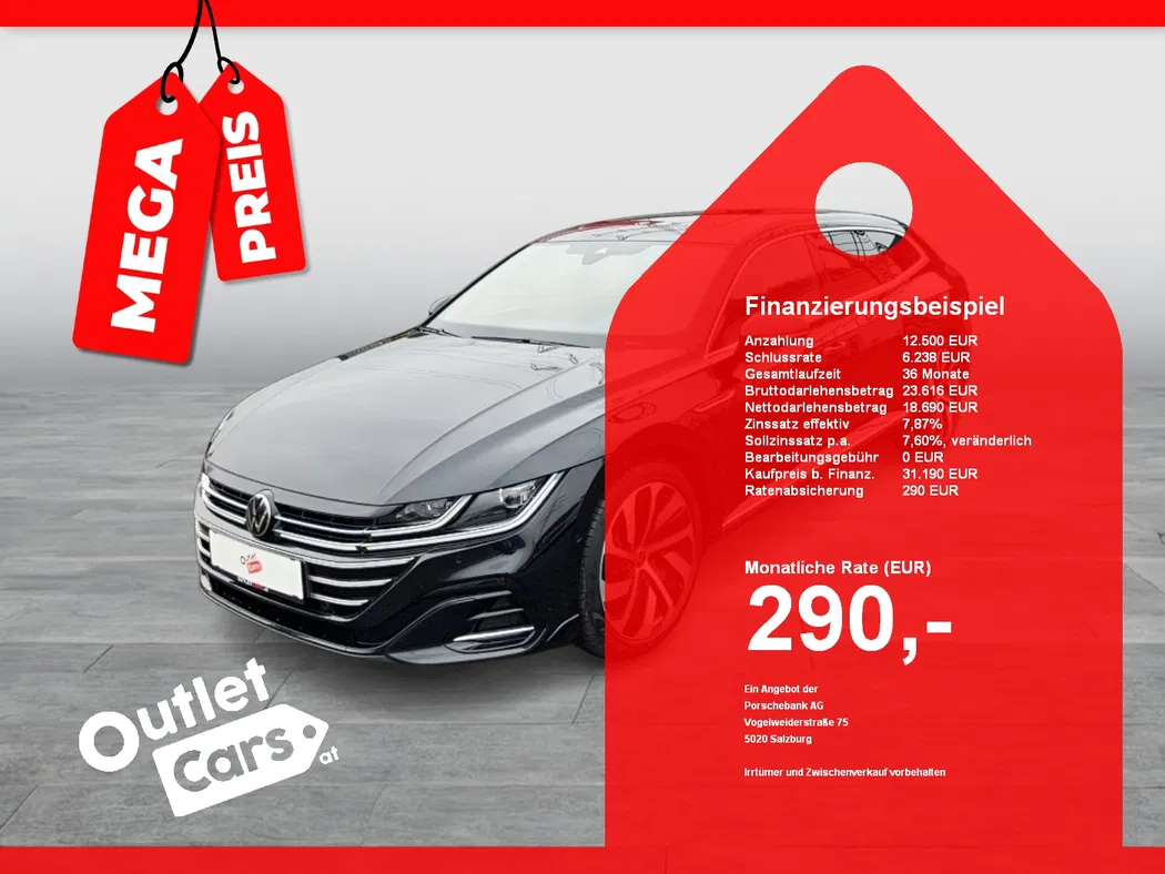 Bild eines VW Arteon Shooting Brake 2.0 TDI 4M R-Line