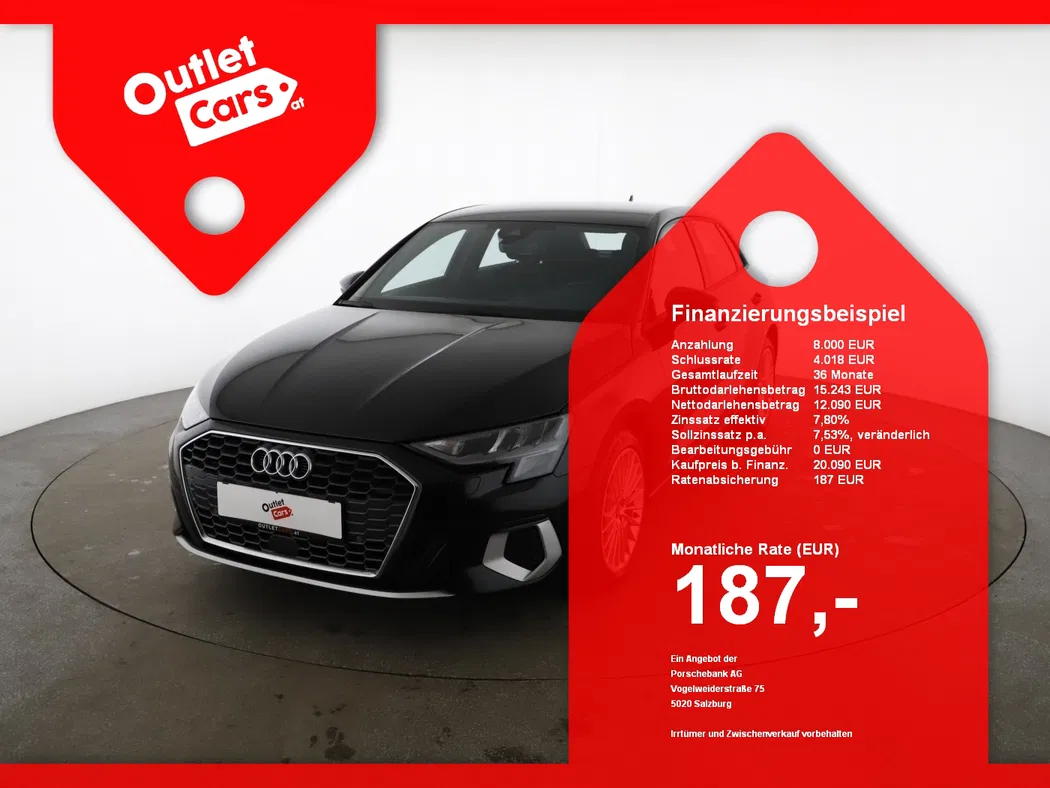 Bild eines Audi A3 Sportback 35 2.0 TDI advanced