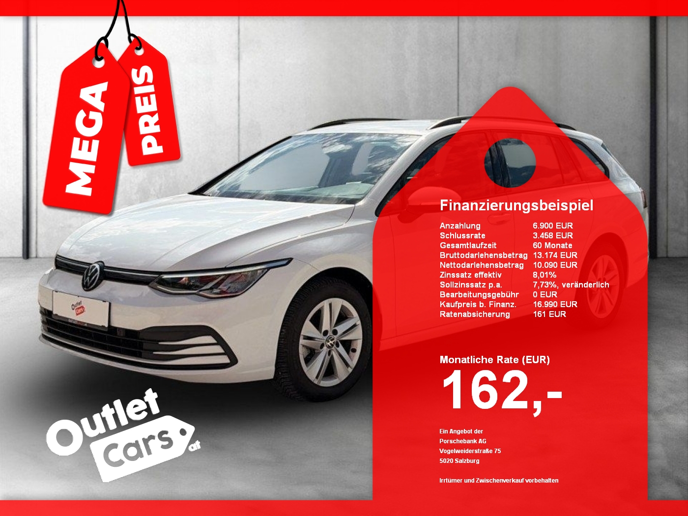 Bild eines VW Golf VIII Variant 1.0 TSI Life