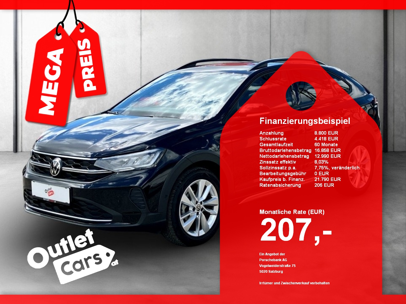 Bild eines VW Taigo 1.0 TSI Life
