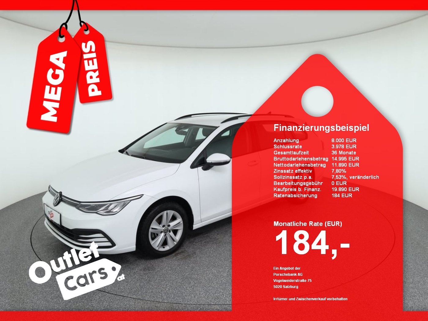 Bild eines VW Golf VIII Variant 2.0 TDI DSG