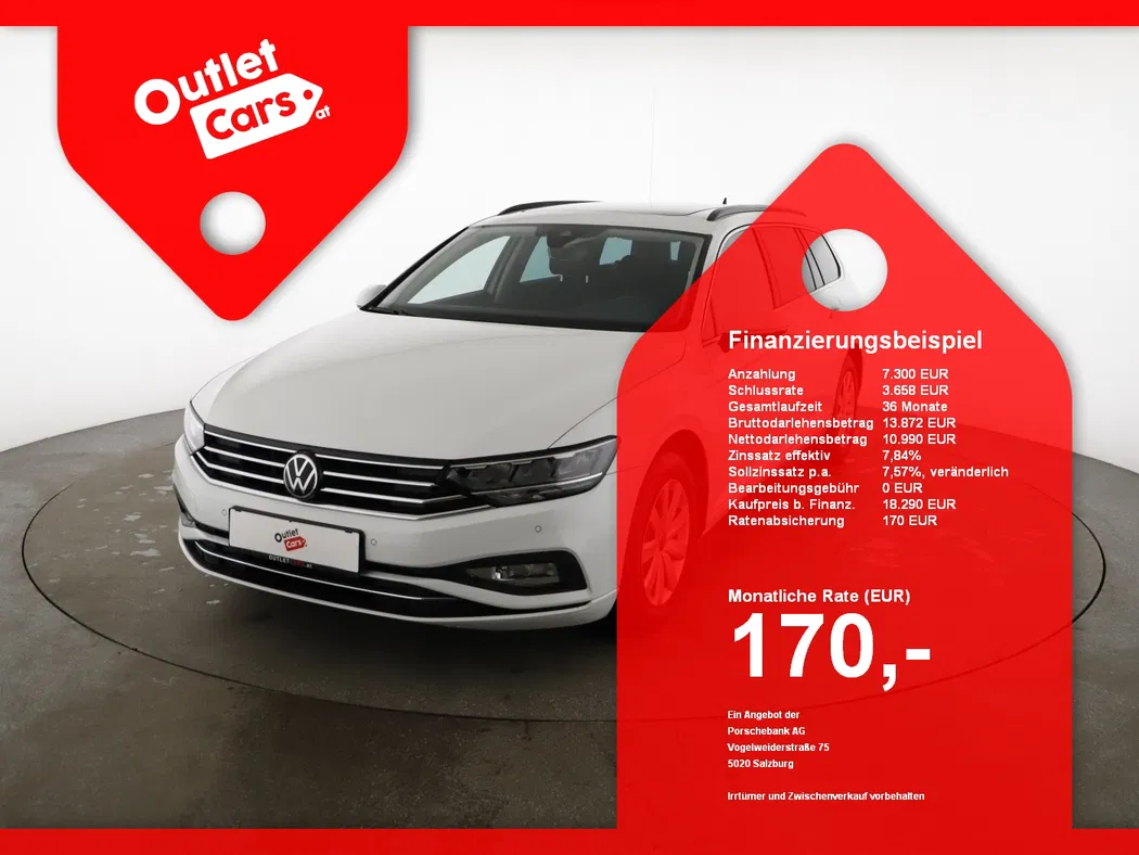 Bild eines VW Passat Variant 2.0 TDI Bus. DSG