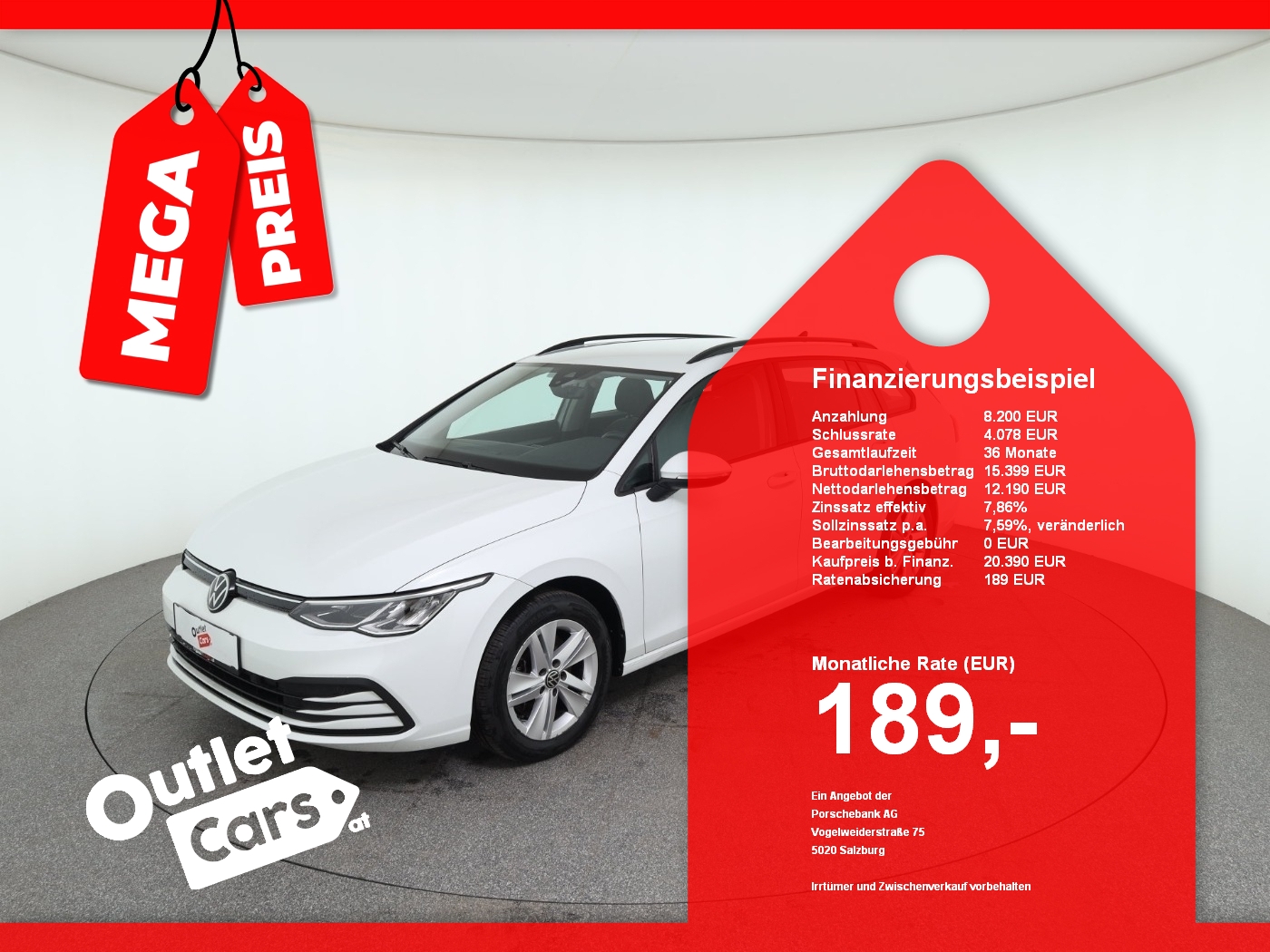 Bild eines VW Golf VIII Variant 2.0 TDI DSG