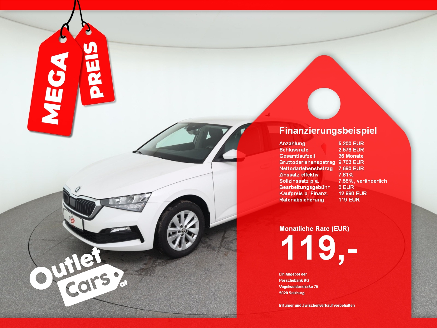 Bild eines Skoda Scala 1.0 TSI Sport