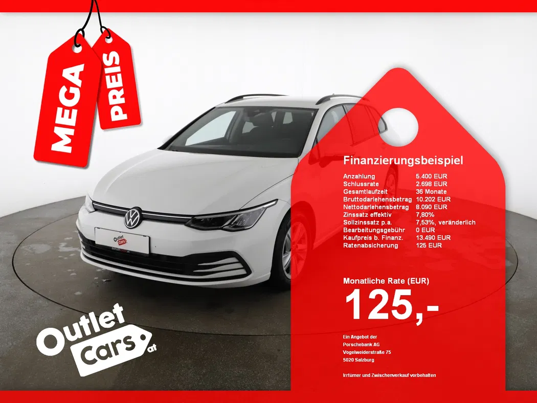 Bild eines VW Golf VIII Variant 2.0 TDI Life