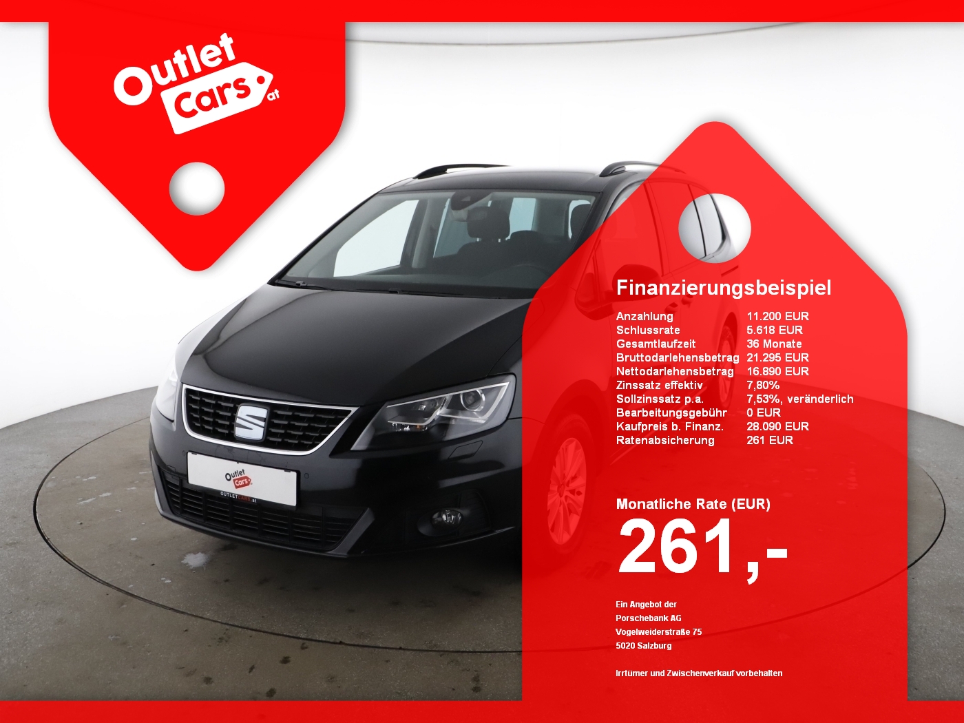 Bild eines Seat Alhambra 711 2.0 TDI Executive