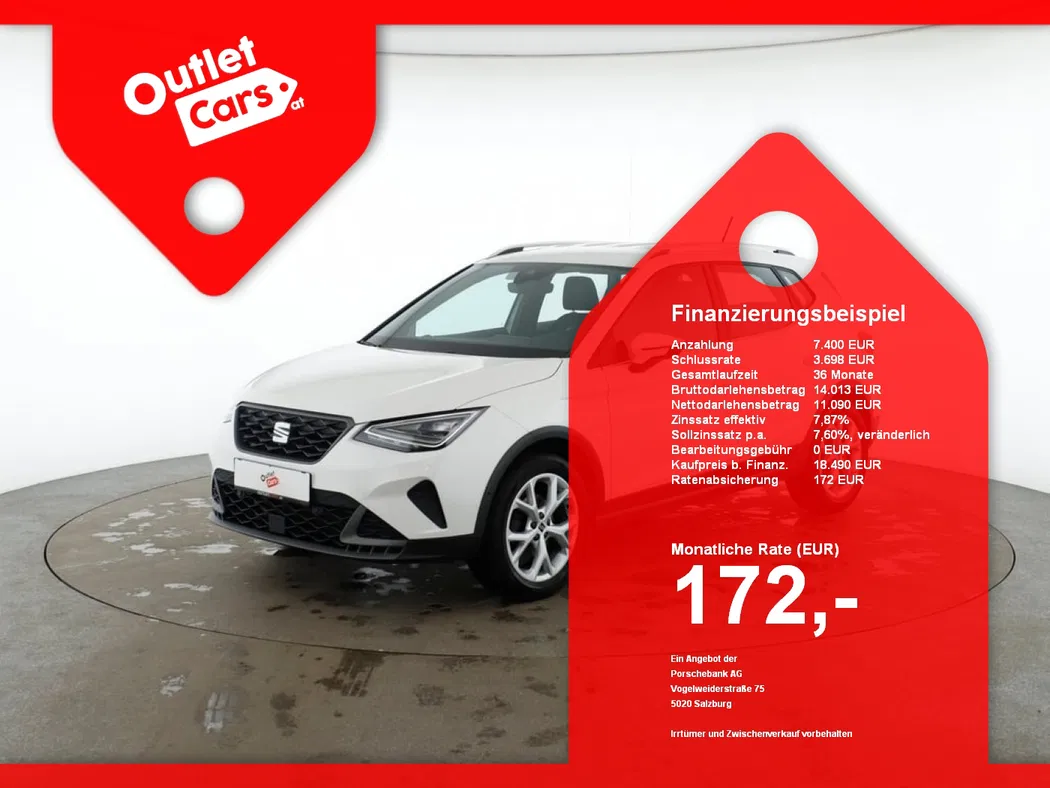 Bild eines Seat Arona 1.5 TSI DSG FR