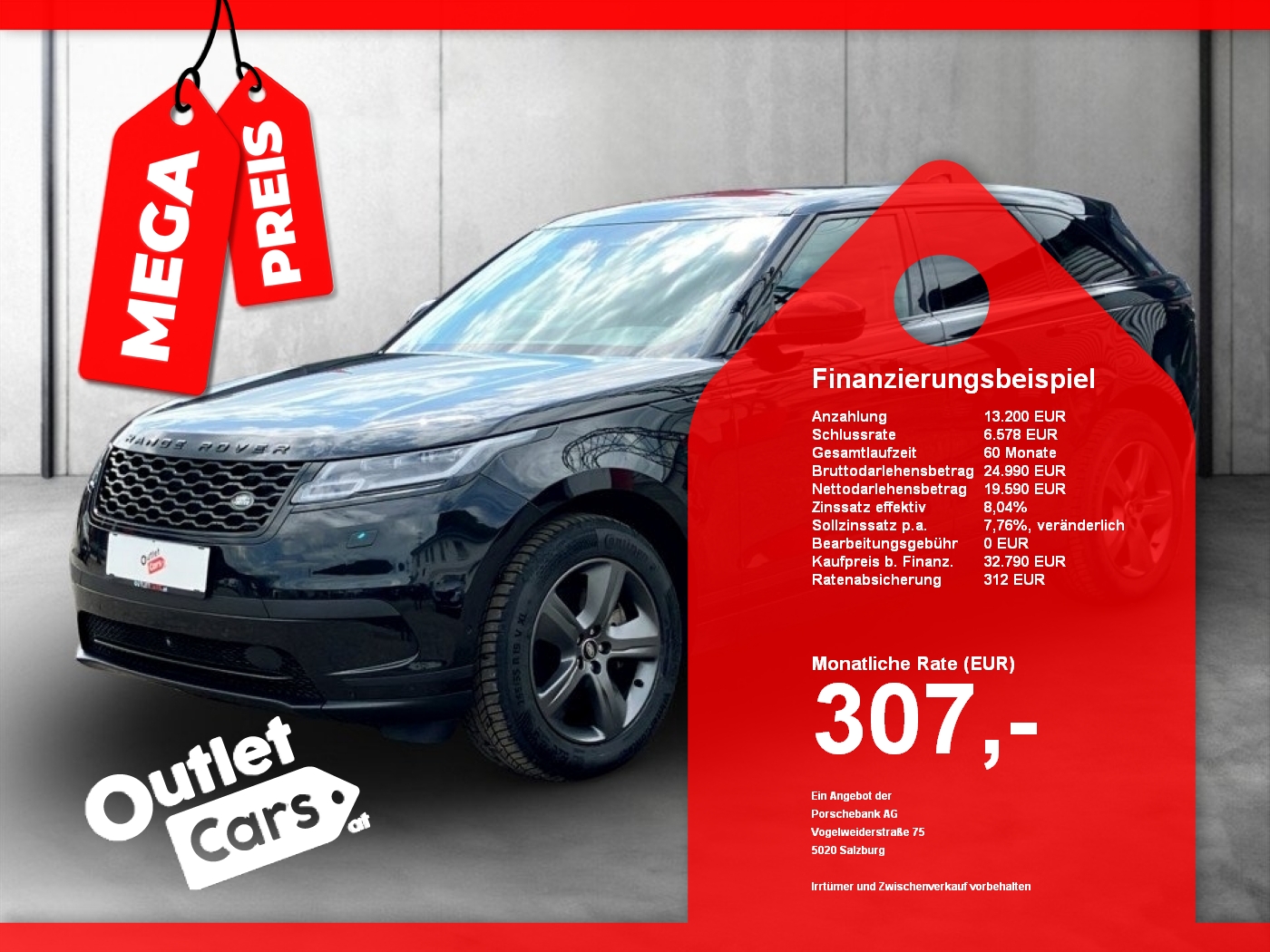 Bild eines Land Rover Range Rover Velar D200 S