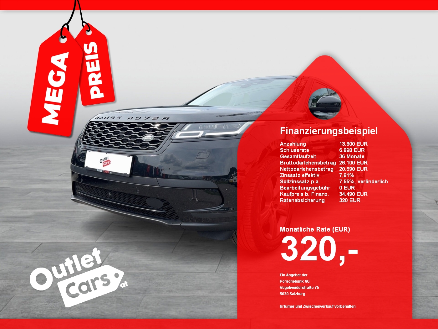Bild eines Land Rover Range Rover Velar D200 S