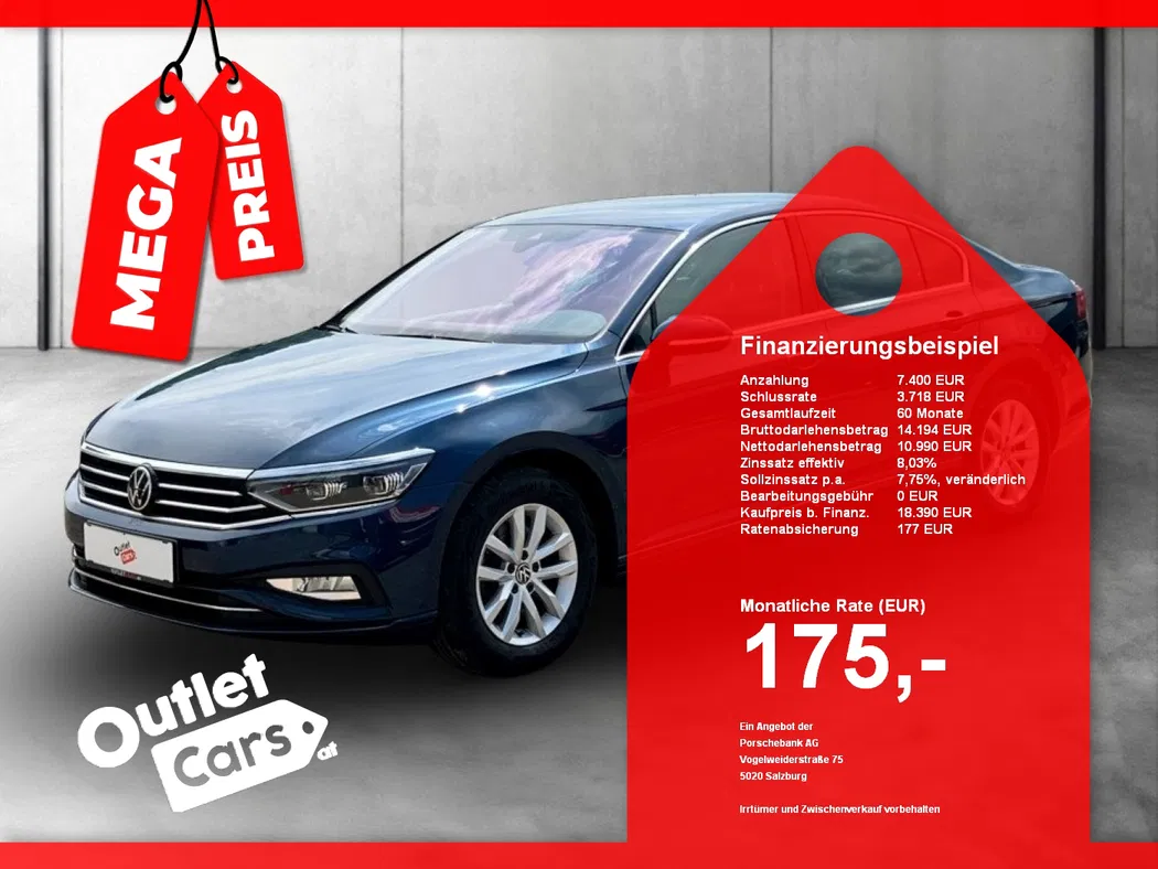 Bild eines VW Passat Business 1.5 TSI
