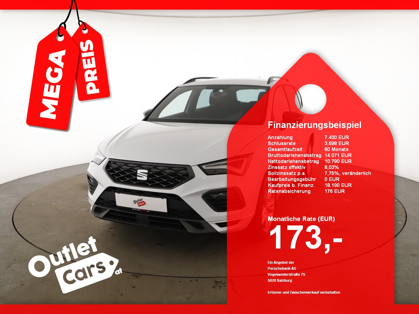 Bild eines Seat Ateca 2.0 TDI FR DSG