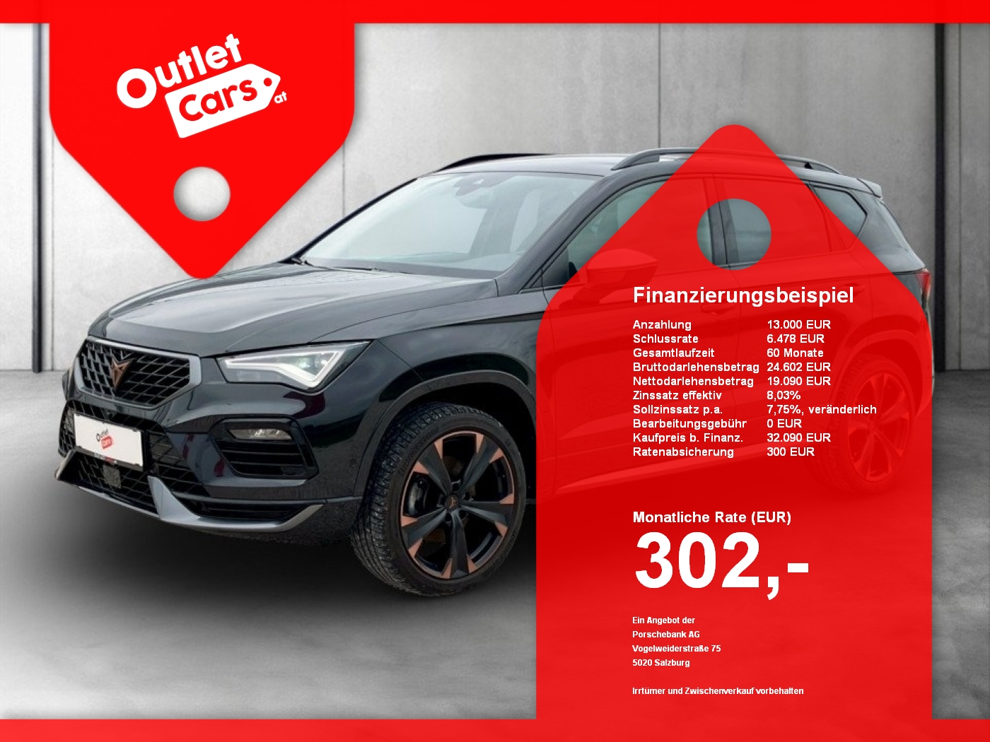 Bild eines Cupra Ateca 2.0 TSI 4Drive