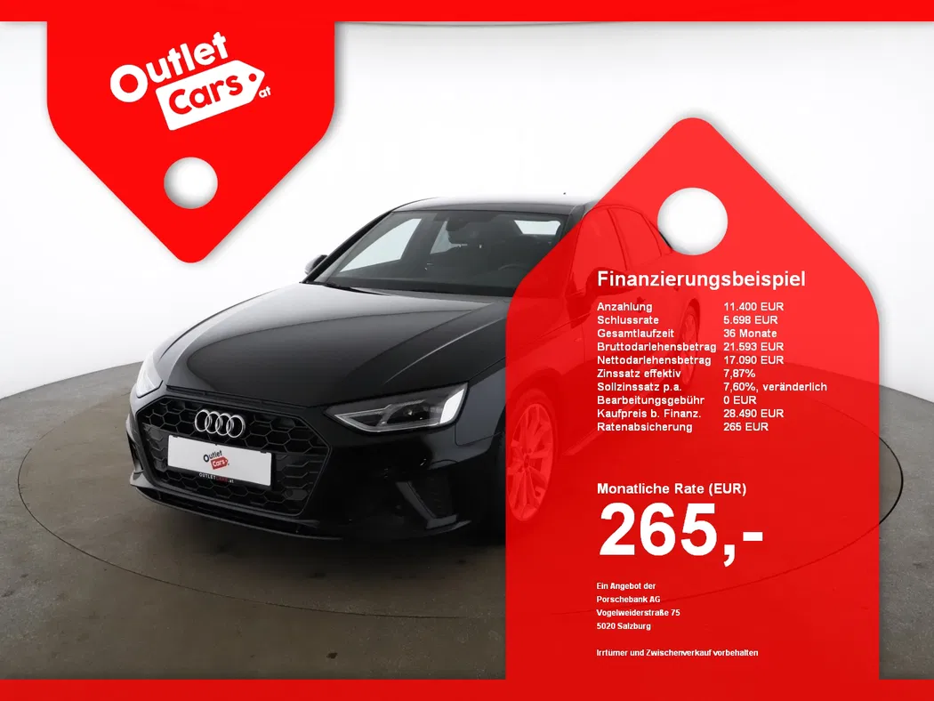 Bild eines Audi A4 40 TFSI S-Line Aut.