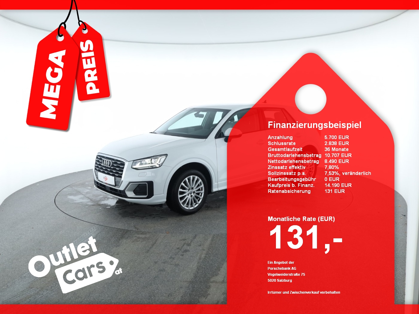 Bild eines Audi Q2 1.0 30 TFSI design