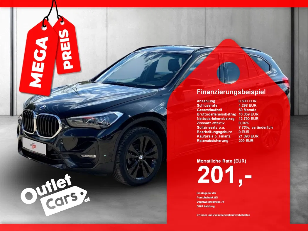 Bild eines BMW X1 sDrive 16d Sport Line