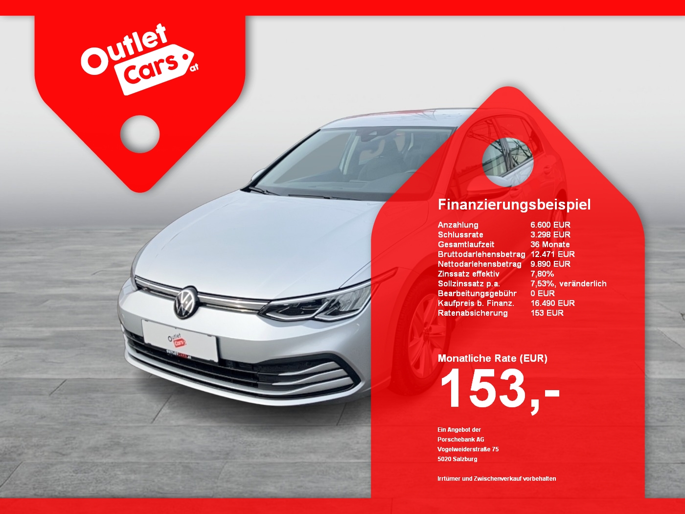Bild eines VW Golf VIII Limo 2.0 TDI