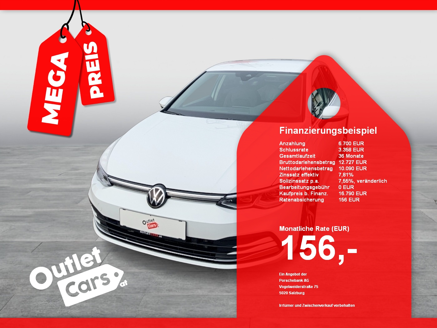 Bild eines VW Golf VIII 1.4 Style