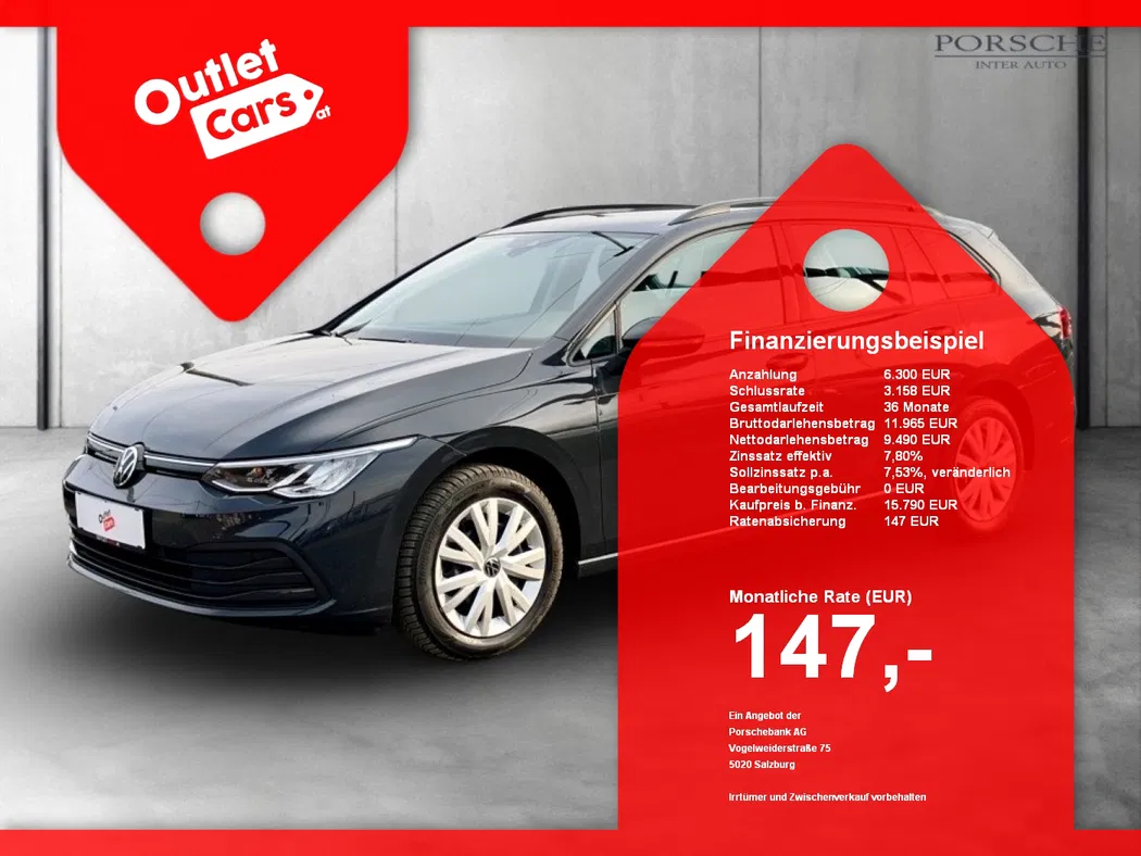 Bild eines VW Golf VIII Variant 2.0 TDI Life DSG