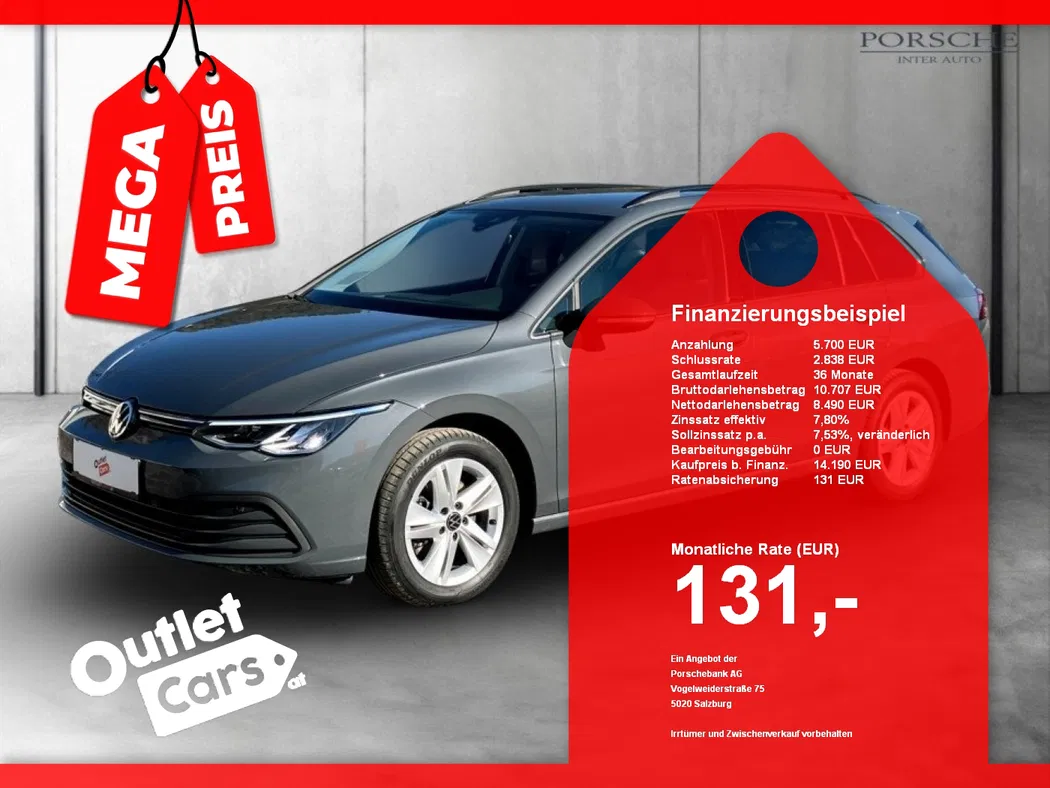 Bild eines VW Golf VIII Var. 2.0 TDI Life