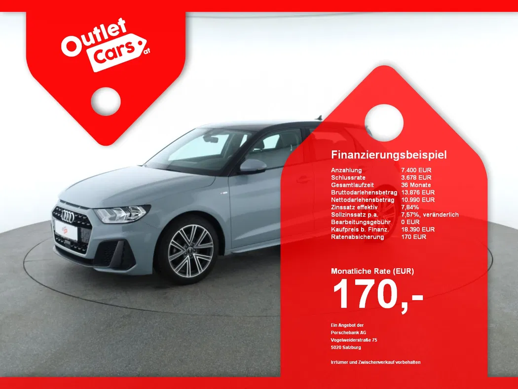 Bild eines Audi A1 Sportback 30 TFSI S-Line