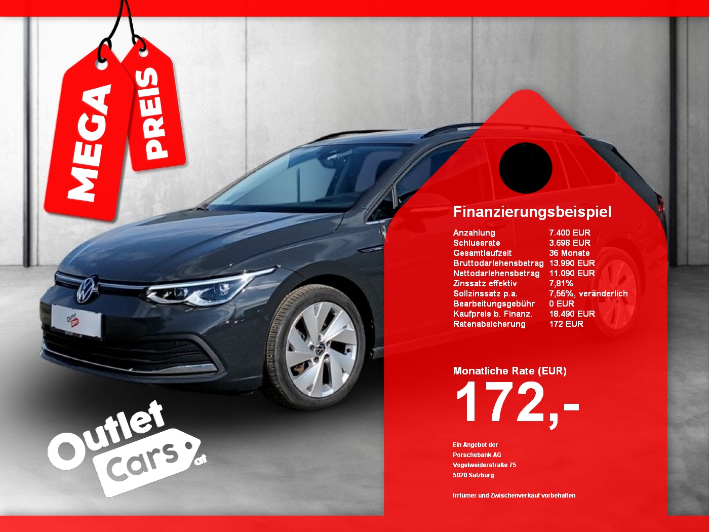 Bild eines VW Golf VIII Var. 1.5 eTSI DSG