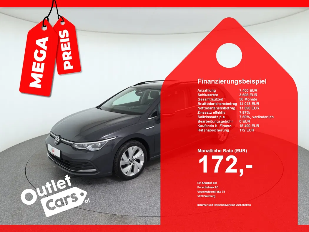 Bild eines VW Golf VIII Var. 1.5 eTSI DSG Style