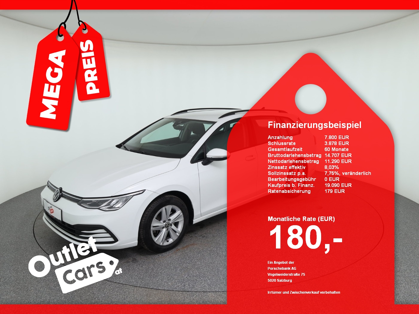 Bild eines VW Golf VIII Var 2.0 TDI DSG Life