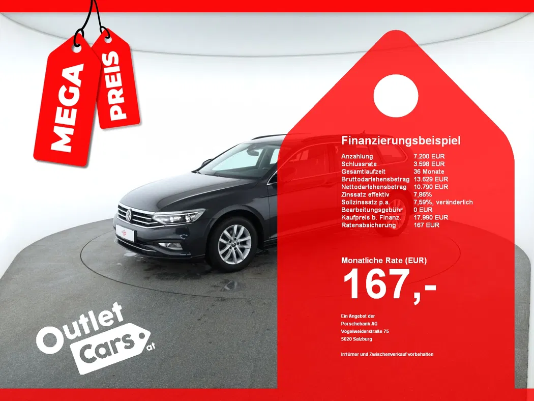 Bild eines VW Passat Variant 2.0 TDI BMT Business