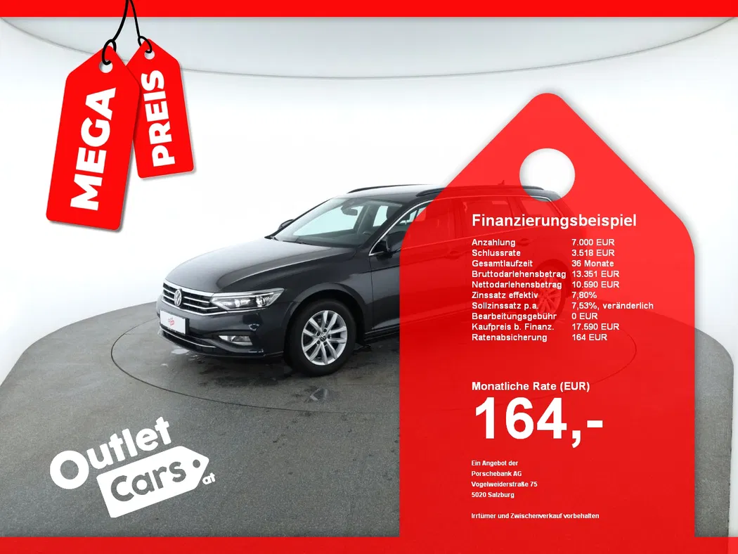 Bild eines VW Passat Variant 2.0 TDI BMT Business