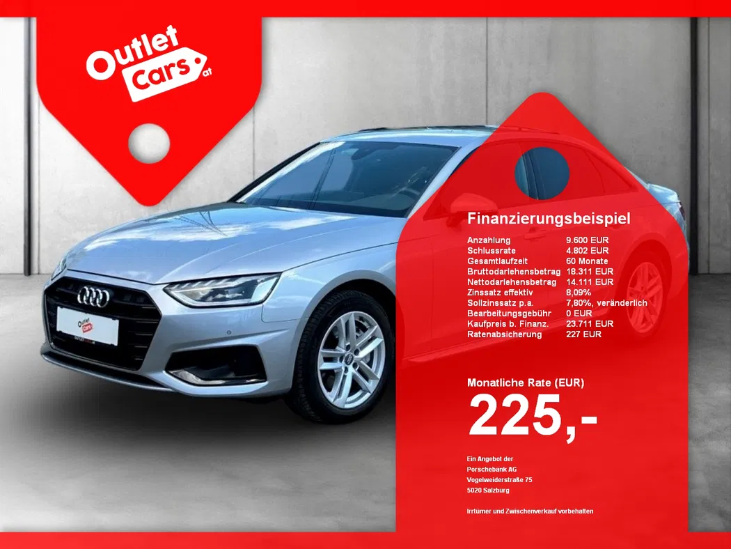 Bild eines Audi A4 40 2.0 TDI AUT.