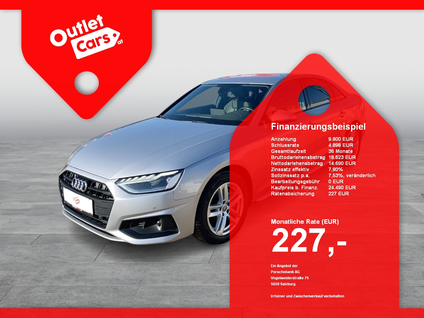 Bild eines Audi A4 40 2.0 TDI AUT.