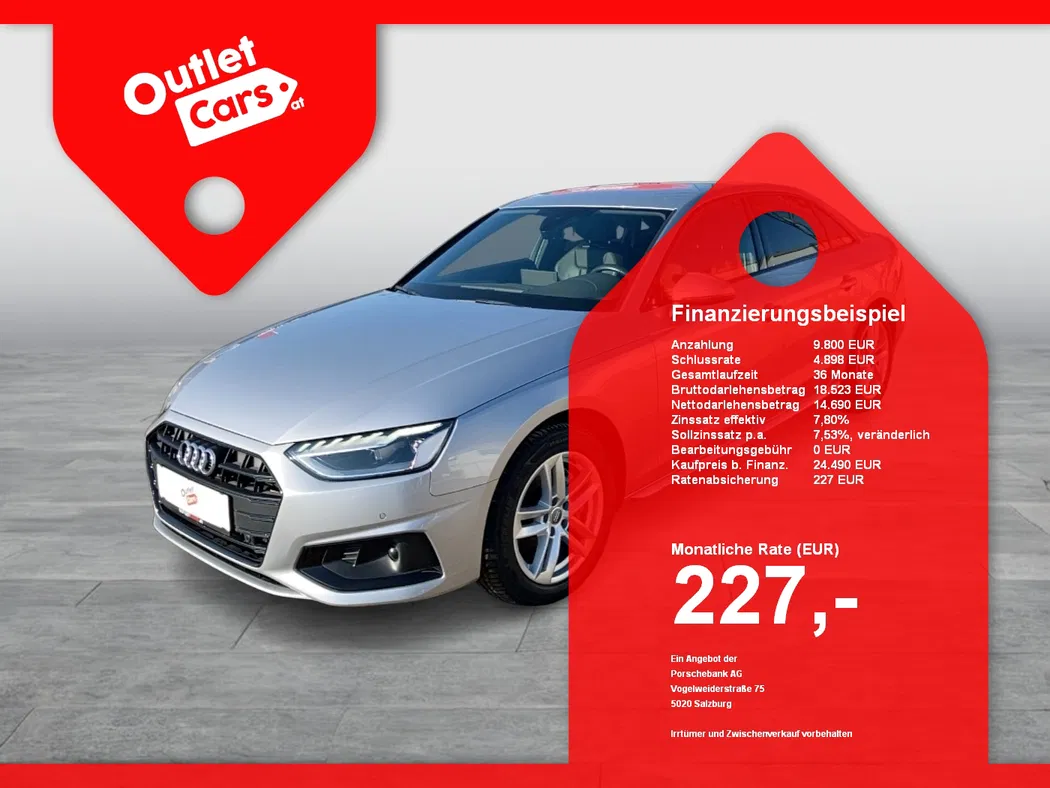 Bild eines Audi A4 40 2.0 TDI AUT.