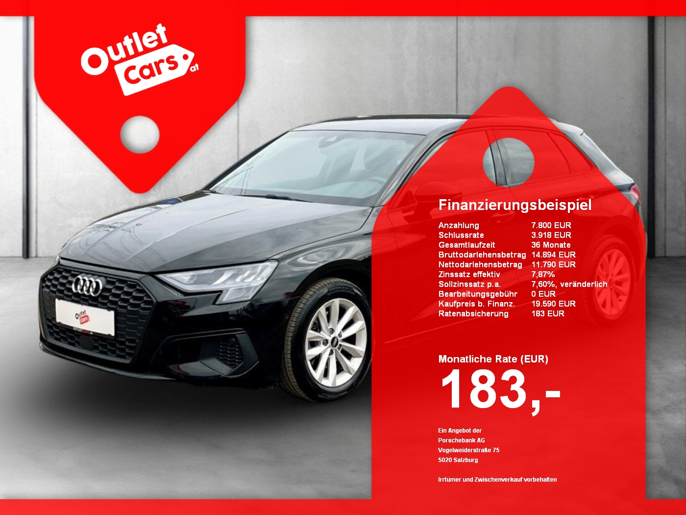 Bild eines Audi A3 Sportback 30 TFSI Aut.
