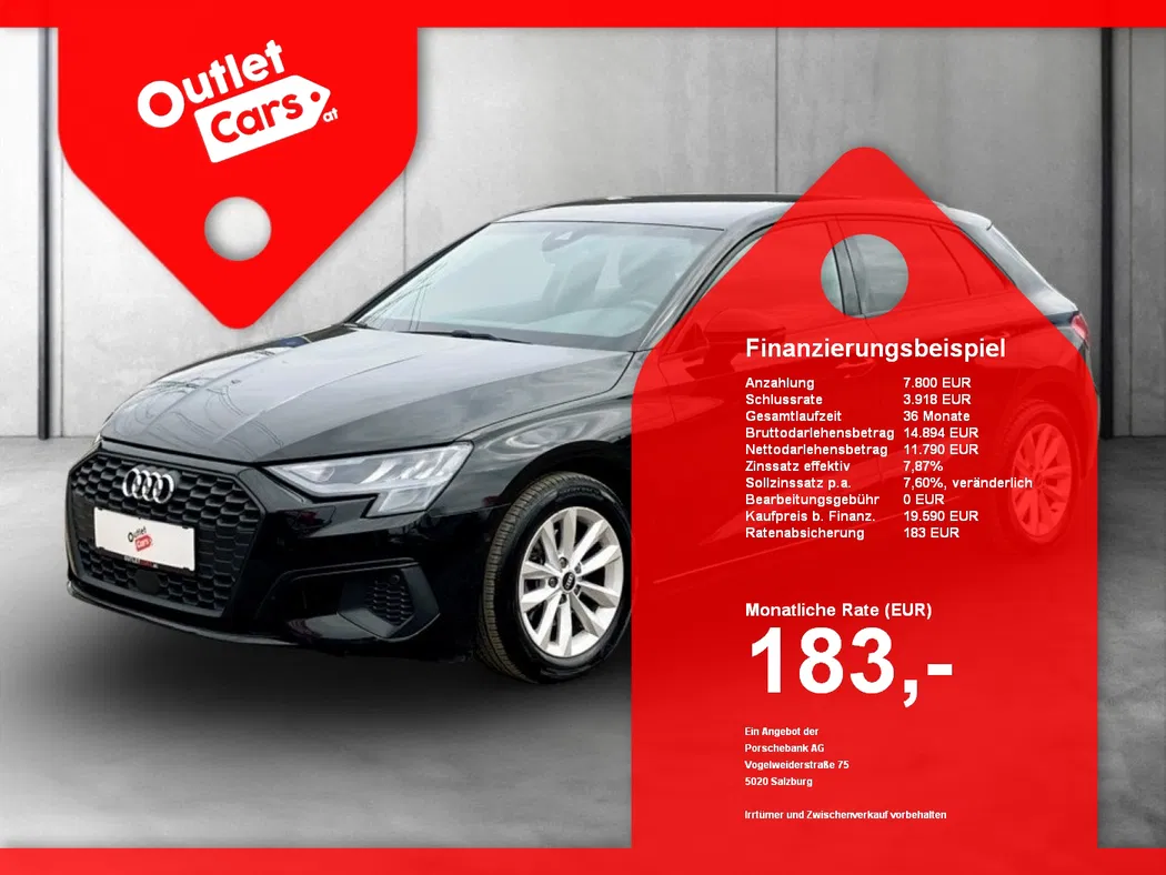 Bild eines Audi A3 Sportback 30 TFSI Aut.
