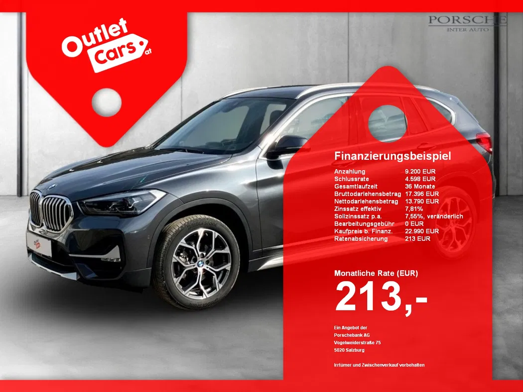 Bild eines BMW X1 sDrive 16d xLine