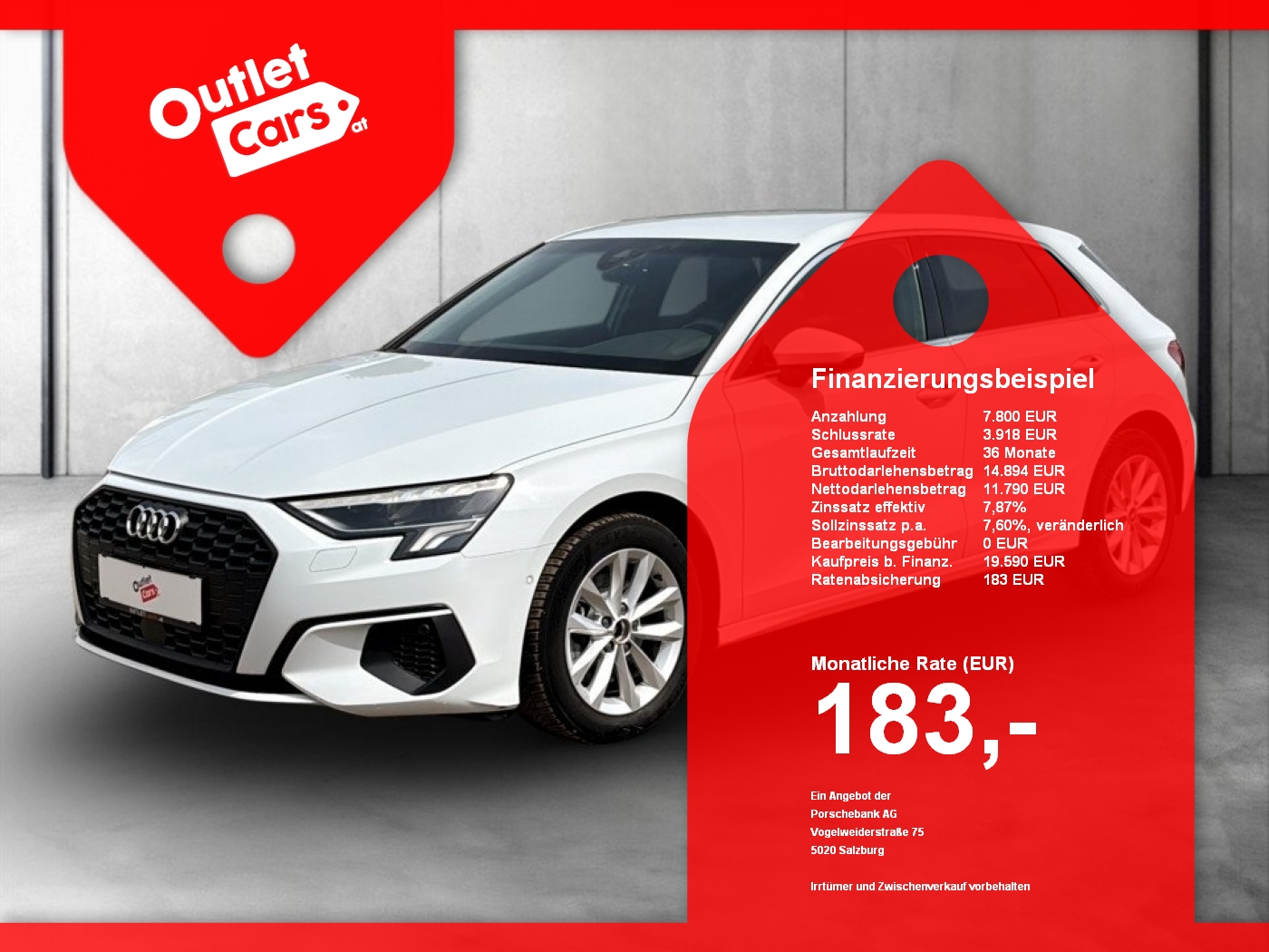Bild eines Audi A3 SB 30 TFSI
