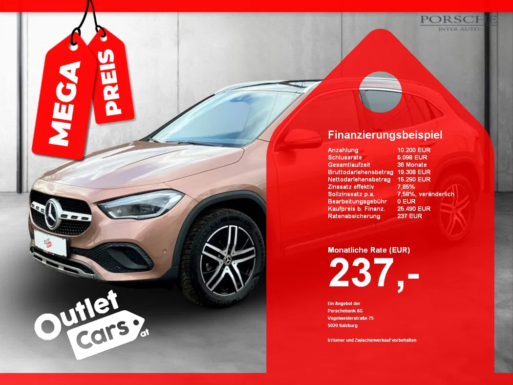 Bild eines Mercedes-Benz GLA 180 Progressive