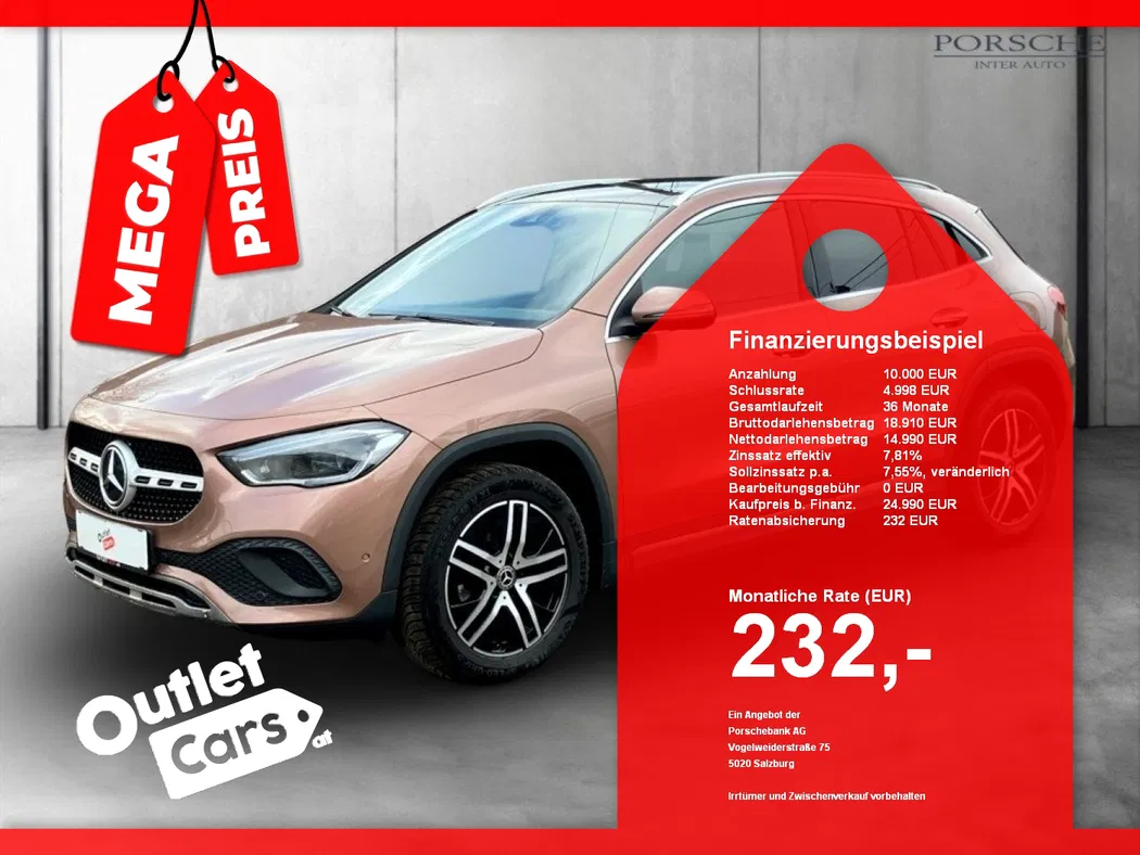 Bild eines Mercedes-Benz GLA 180 Progressive
