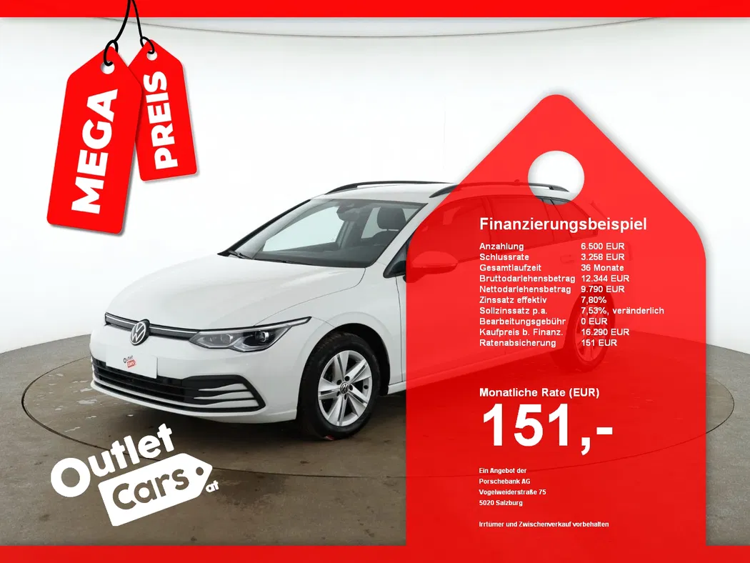 Bild eines VW Golf VIII Var. 2.0 TDI Life DSG