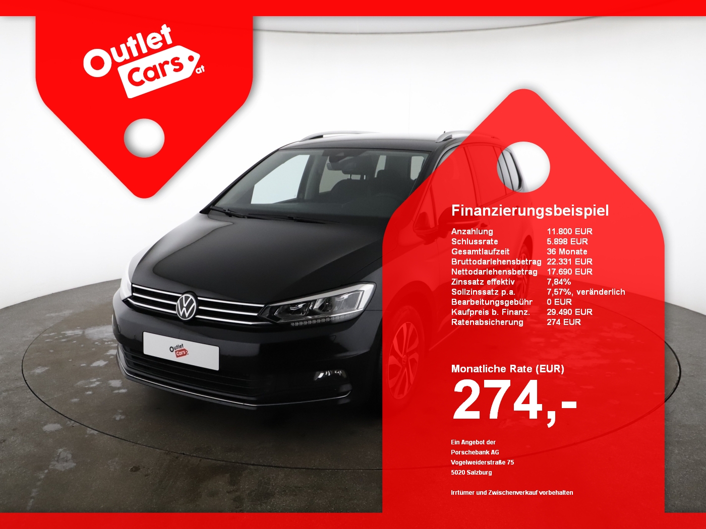 Bild eines VW Touran 2.0 TDI Comfortline DSG